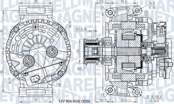 MAGNETI MARELLI 063731439210 Генератор