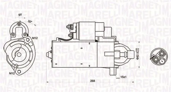 MAGNETI MARELLI 063721423010 Стартер