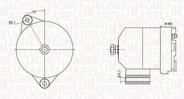 MAGNETI MARELLI 063731586010 Генератор