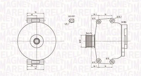 MAGNETI MARELLI 063731908010 Генератор