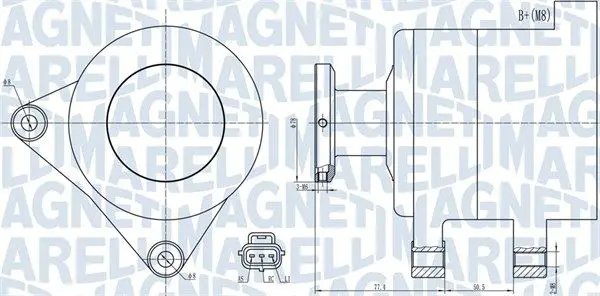 MAGNETI MARELLI 063731999010 Генератор