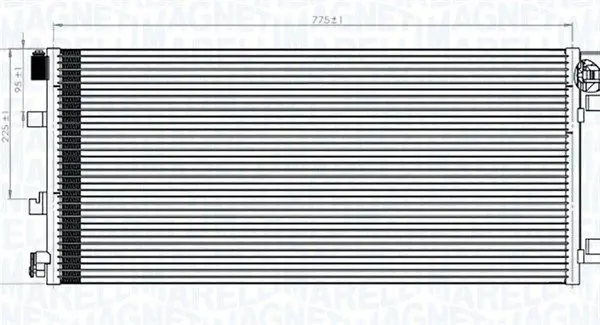 350203787000 Радиатор кондиционера