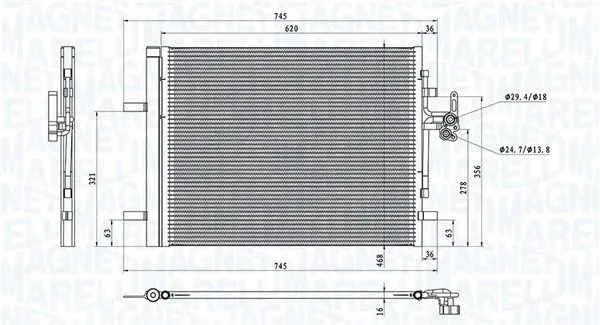 350203873000 Конденсатор, кондиционер