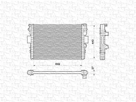 MAGNETI MARELLI 350213169000 Теплообменник