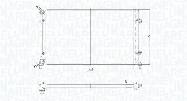 MAGNETI MARELLI 350213853000 Теплообменник