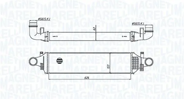 MAGNETI MARELLI 351319205420 Интеркулер