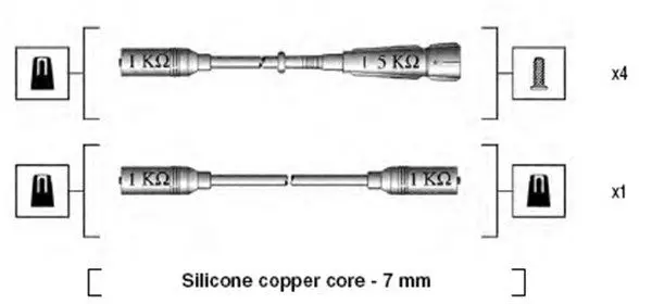 MAGNETI MARELLI 941175140755 Комплект электропроводки