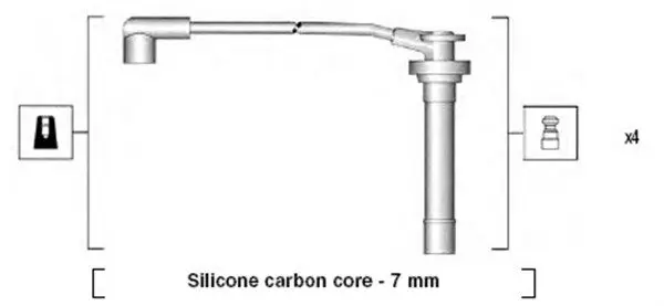 MAGNETI MARELLI 941295060855 Комплект электропроводки