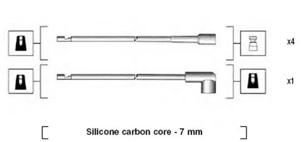 MAGNETI MARELLI 941044110501 Комплект электропроводки