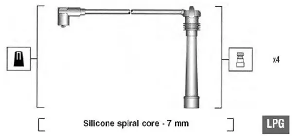 MAGNETI MARELLI 941095980634 Провода высоковольтные