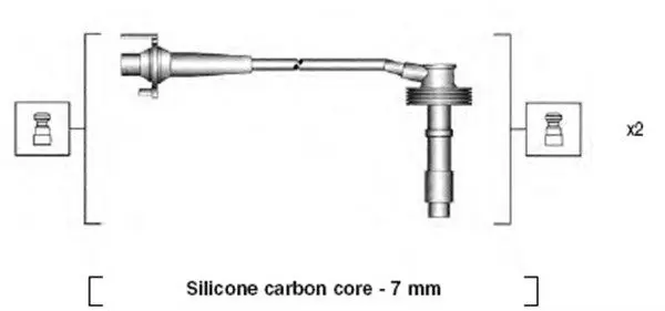MAGNETI MARELLI 941215240807 Комплект проводов зажигания