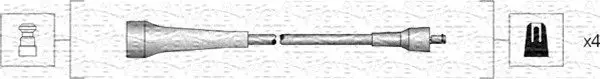 MAGNETI MARELLI 941318111263 Комплект электропроводки
