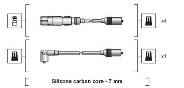 MAGNETI MARELLI 941318111270 MSK1270 К-т высоковольтных