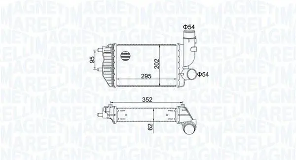 351319205000 Радиатор интеркулера ducato