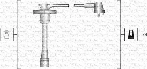 MAGNETI MARELLI 941318111188 Комплект электропроводки