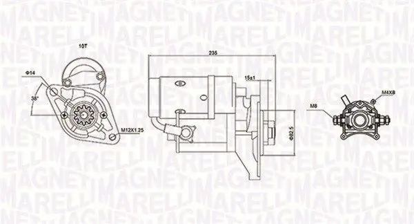 MAGNETI MARELLI 063721089010 Стартер