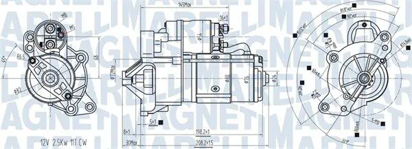 MAGNETI MARELLI 063721416010 Стартер
