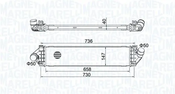 MAGNETI MARELLI 351319204270 Интеркулер