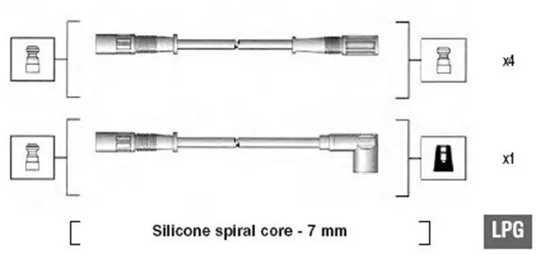MAGNETI MARELLI 941095610601 Комплект электропроводки