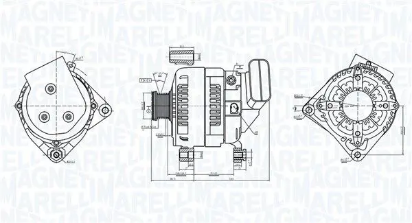 MAGNETI MARELLI 063377578010 Генератор