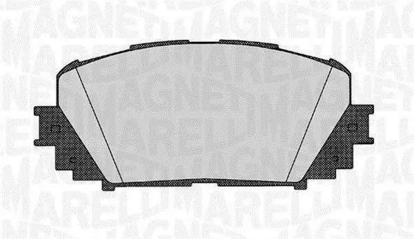 MAGNETI MARELLI 363916060627 Комплект тормозных колодок