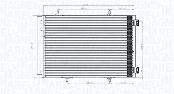 MAGNETI MARELLI 350203822000 Конденсатор, кондиционер