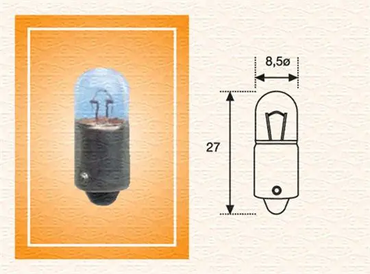MAGNETI MARELLI 002894100000 Лампа накаливания T4W 24V