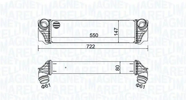 351319205570 MST557 Радиатор охлаждения