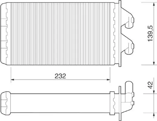 MAGNETI MARELLI 350218213000 Теплообменник