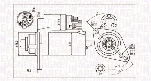 063721293010 Стартер AUDI: A3 (8P1) 1.9