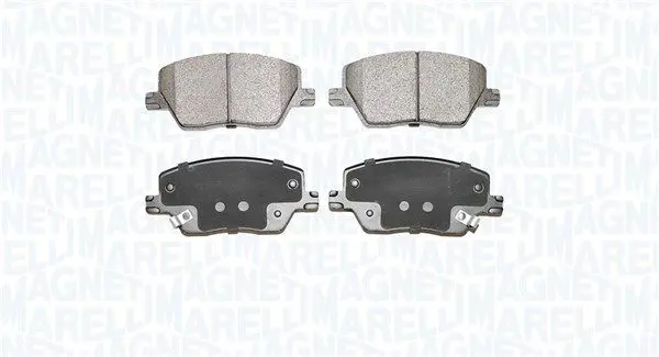 MAGNETI MARELLI 363916060883 Комплект тормозных колодок,