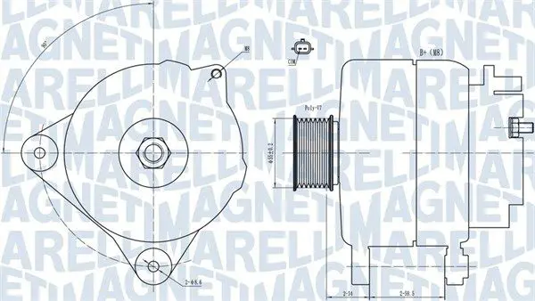 MAGNETI MARELLI 063731866010 Генератор