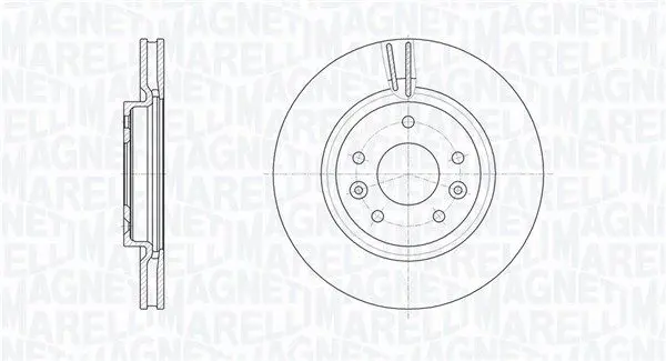 MAGNETI MARELLI 361302040794 Тормозной диск