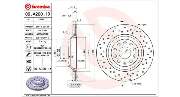 MAGNETI MARELLI 360406140002 BS BB HI VW PASSAT