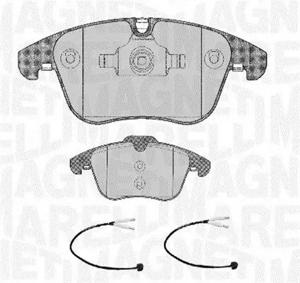 MAGNETI MARELLI 363916060668 Комплект тормозных колодок
