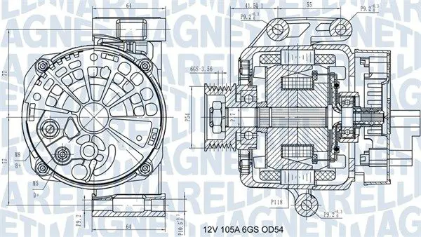 MAGNETI MARELLI 063731585210 Генератор