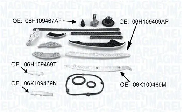 MAGNETI MARELLI 341500001370 Комплект цели привода