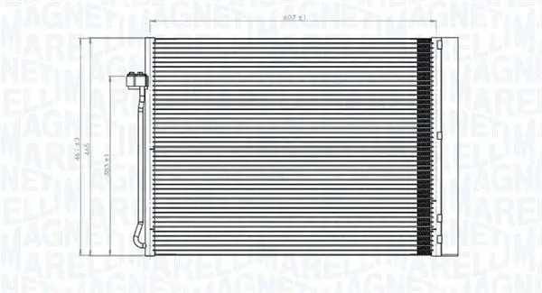 350203795000 Радиатор кондиционера