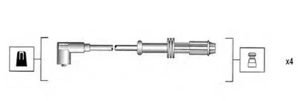 MAGNETI MARELLI 941085130565 комплект проводов зажигания