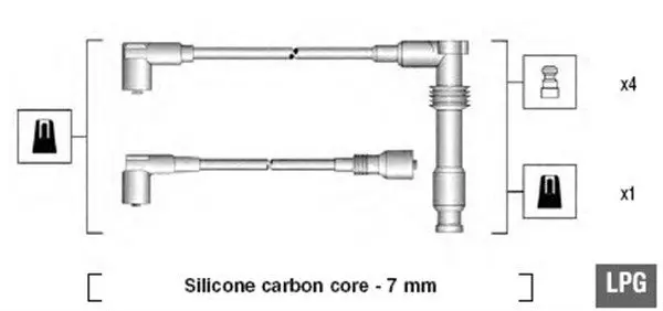 MAGNETI MARELLI 941125290681 Комплект электропроводки
