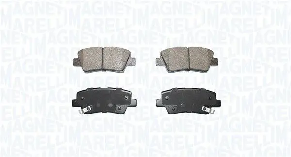 MAGNETI MARELLI 363916060851 Комплект тормозных колодок,