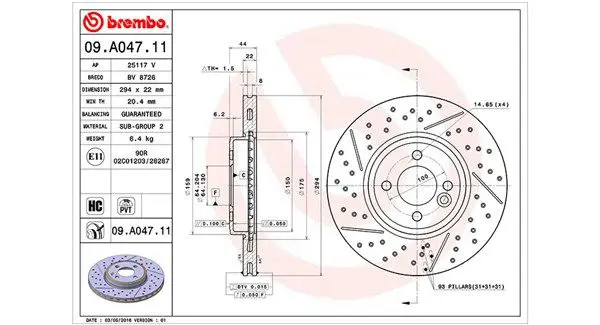 MAGNETI MARELLI 360406069100 Тормозной диск