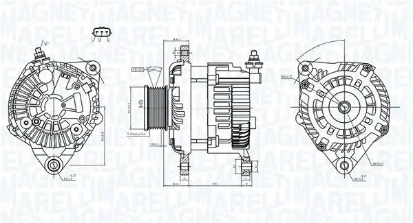 MAGNETI MARELLI 063731946010 Генератор