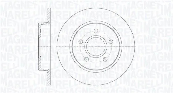 MAGNETI MARELLI 361302040107 Тормозной диск