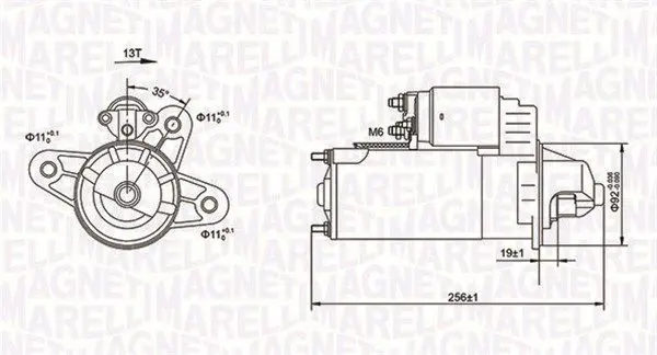 MAGNETI MARELLI 063720977010 Стартер