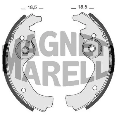 MAGNETI MARELLI 360219198304 Тормозные колодки