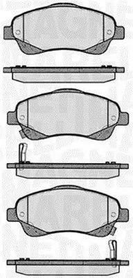 MAGNETI MARELLI 363916060402 Комплект тормозных колодок
