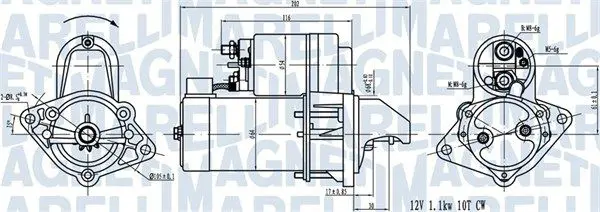 MAGNETI MARELLI 063720519010 Стартер