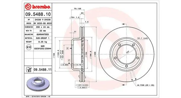 MAGNETI MARELLI 360406014400 Тормозной диск
