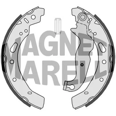 MAGNETI MARELLI 360219198348 Тормозные колодки